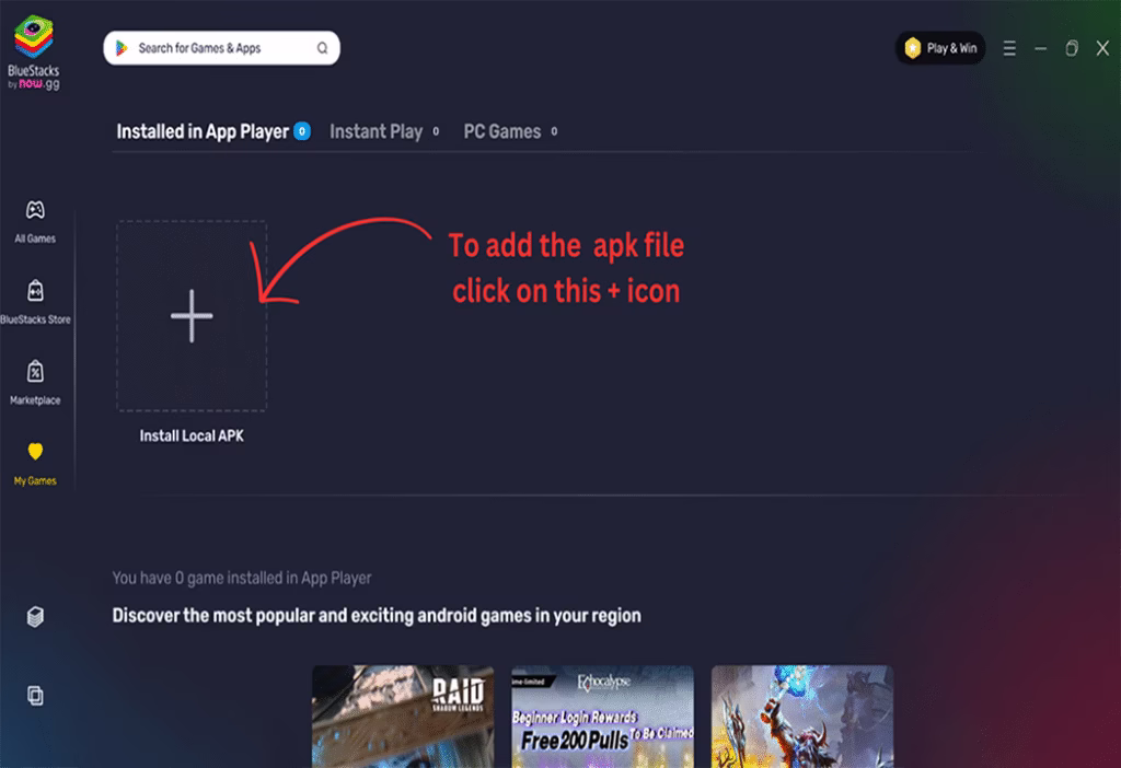 Add APK