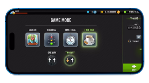 free ride mode 1