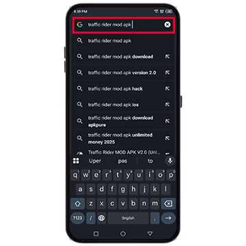 search for the game name