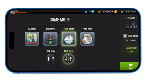 time trial mode 1